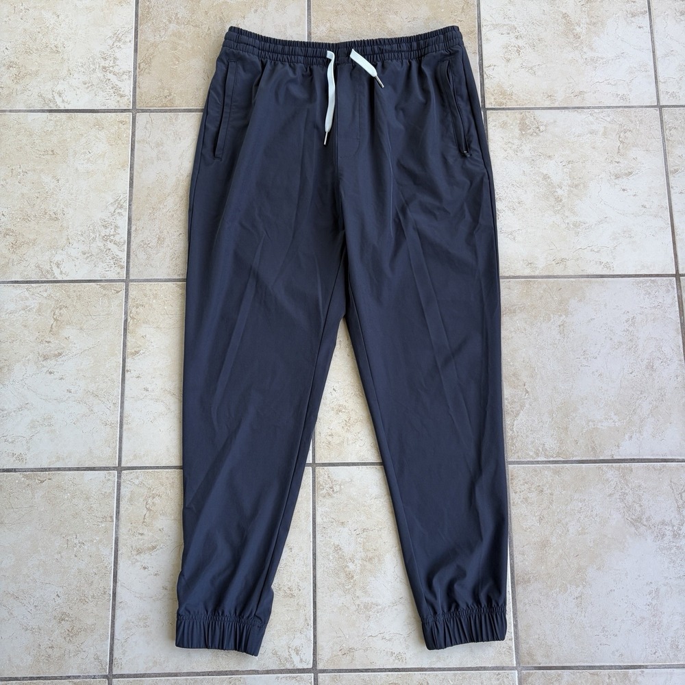 Cove Pants Mens XL Gray Drawstring Hybrid Running Joggers Elastic Performance